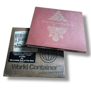 Tragically Hip‎ CD Lot Yer Favourites Christmas & World Container 2 Rock Albums